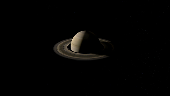 Saturn Planet Rotation, Motion Graphics | VideoHive